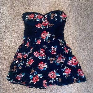 xhilaration strapless romper size xs